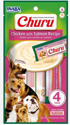 Churu Dog pollo con salmón 4 tubos