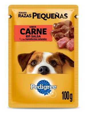 Pedigree Pouch Adulto Raza Pequeña Carne 100 GR