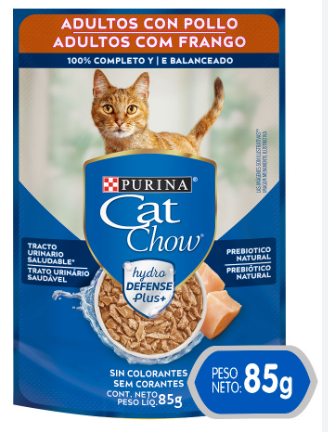 Cat Chow Pouch Adulto Pollo 85 GRS