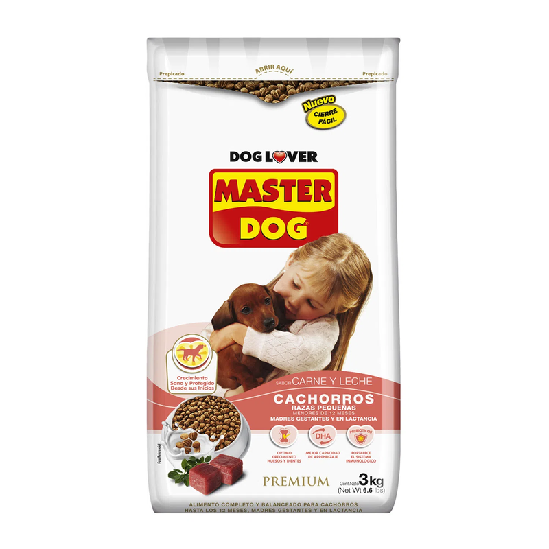 Master Dog Cachorro Raza Pequeña 8 KG