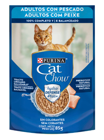 Cat Chow Pouch Adulto Pescado 85 GRS